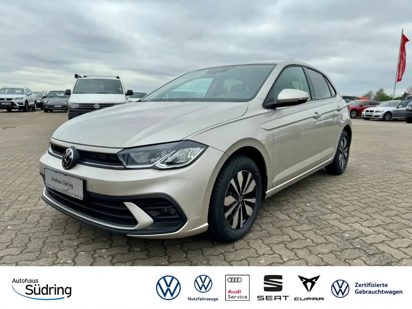 Volkswagen Polo 1,0 TSI Move ACC PDC v+h LED App Connect Silber - 1
