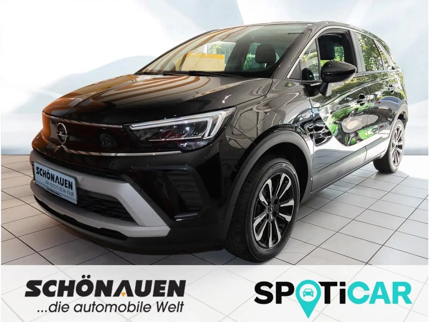 Opel Crossland Elegance 1.2 Turbo +HSA+L/SHZ+RFK+LED+ Schwarz - 1