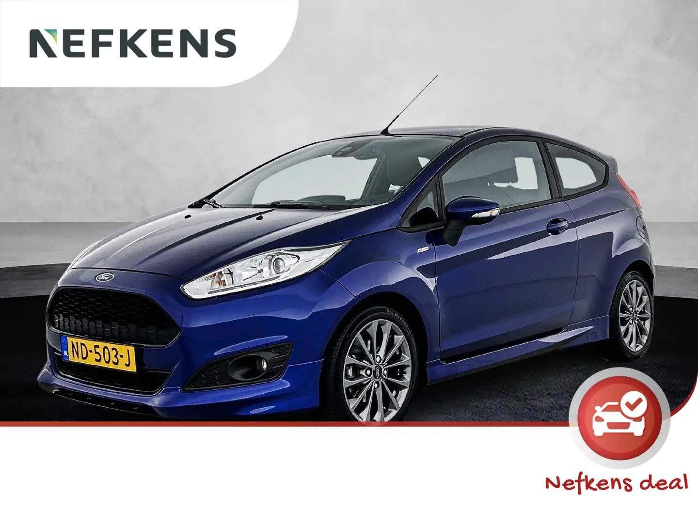 Ford Fiesta 1.0 ST Line 125pk | 1ste Eigenaar | Navigatie | Cl Bleu - 1