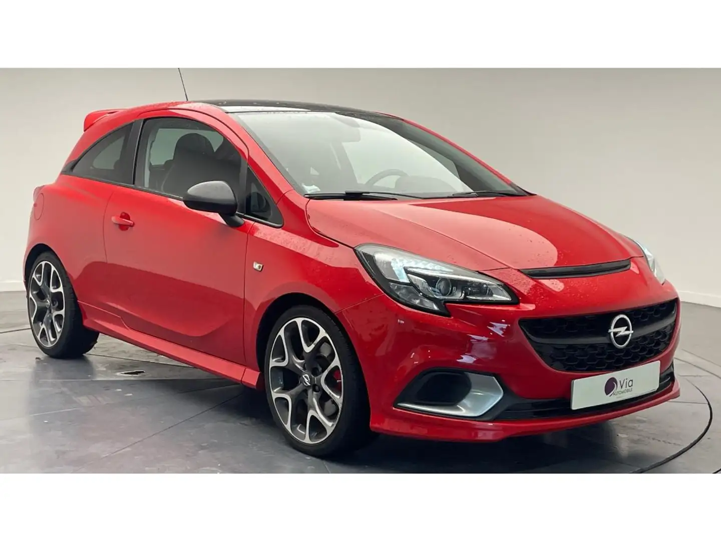 Opel Corsa 1.4i Turbo - 150 GSi 1ère MAIN / SIEGES RECARO CHAUFFANT Rouge - 2