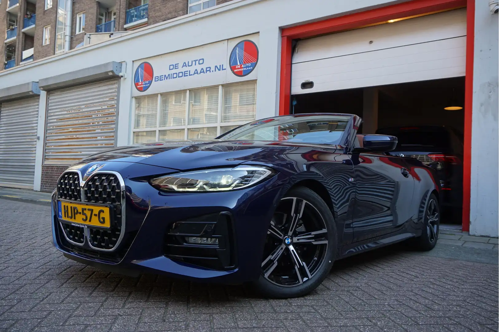 BMW 420 4-serie Cabrio 420i High Executive M-SPORT INDIVID Azul - 1