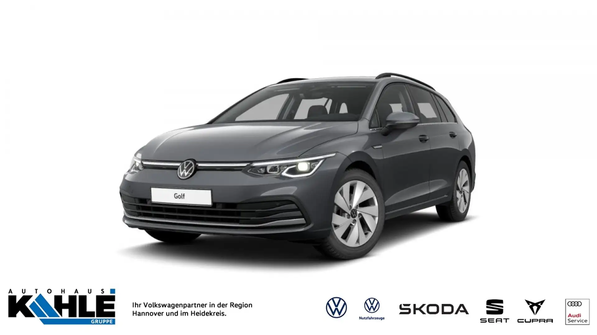 Volkswagen Golf Variant Style Business AHK DCC RFK Klima Navi Grau - 1