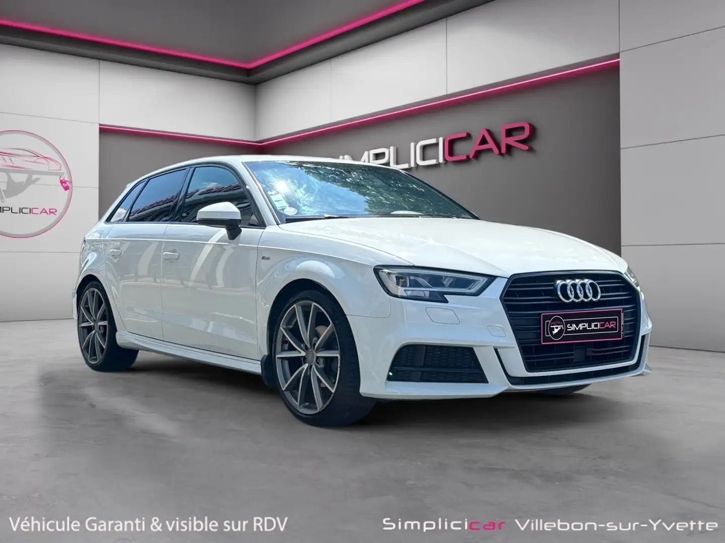 Audi A3 S Line Blanc - 1