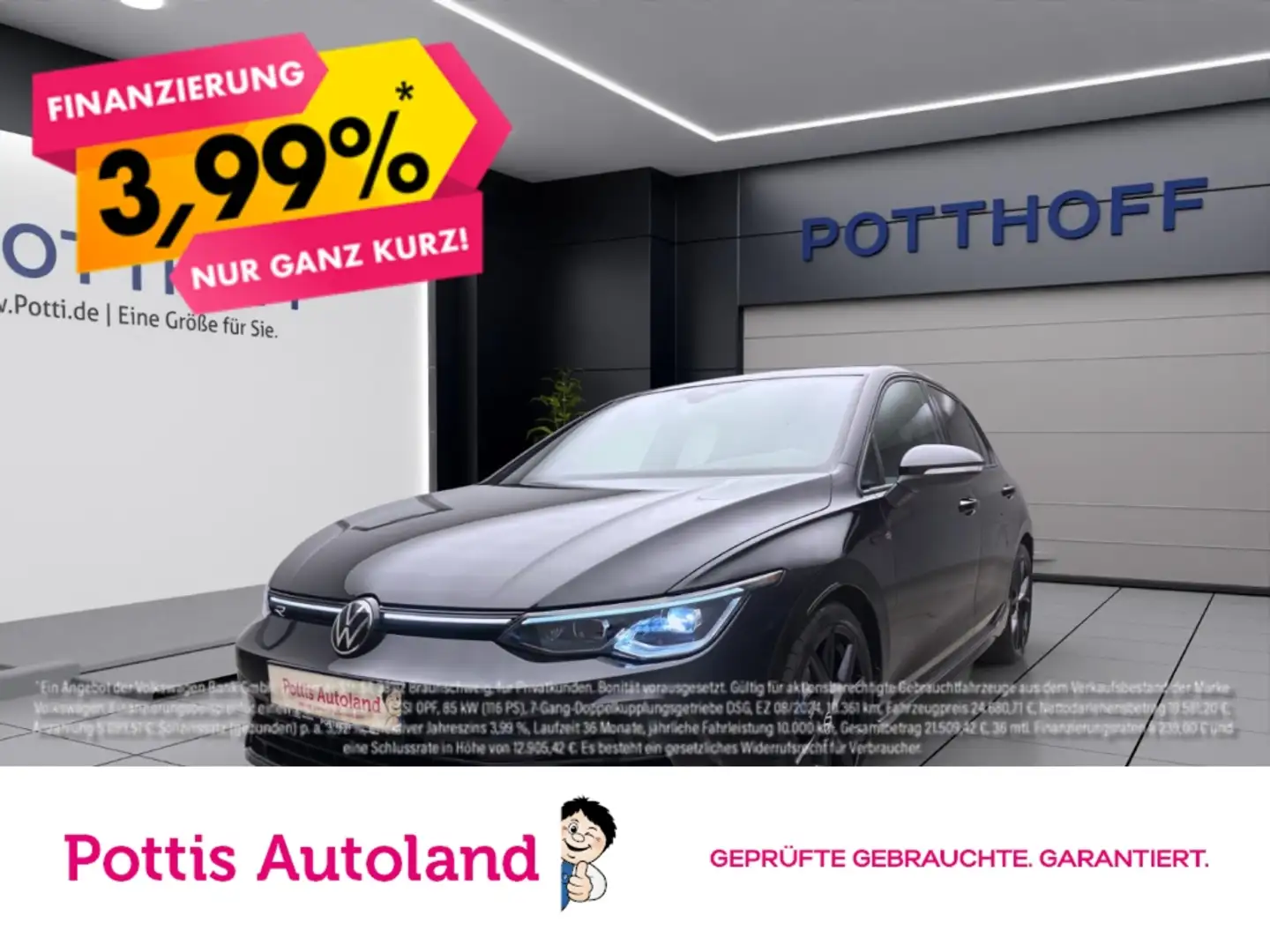 Volkswagen Golf R KAMERA KLIMA PDC ACC LM19 Schwarz - 1