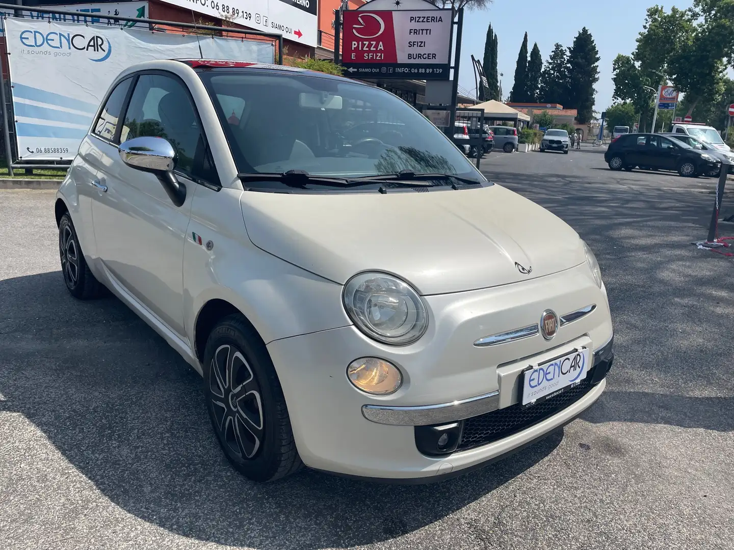 Fiat 500 1.3 mjt 16v Sport 75cv Blanc - 1