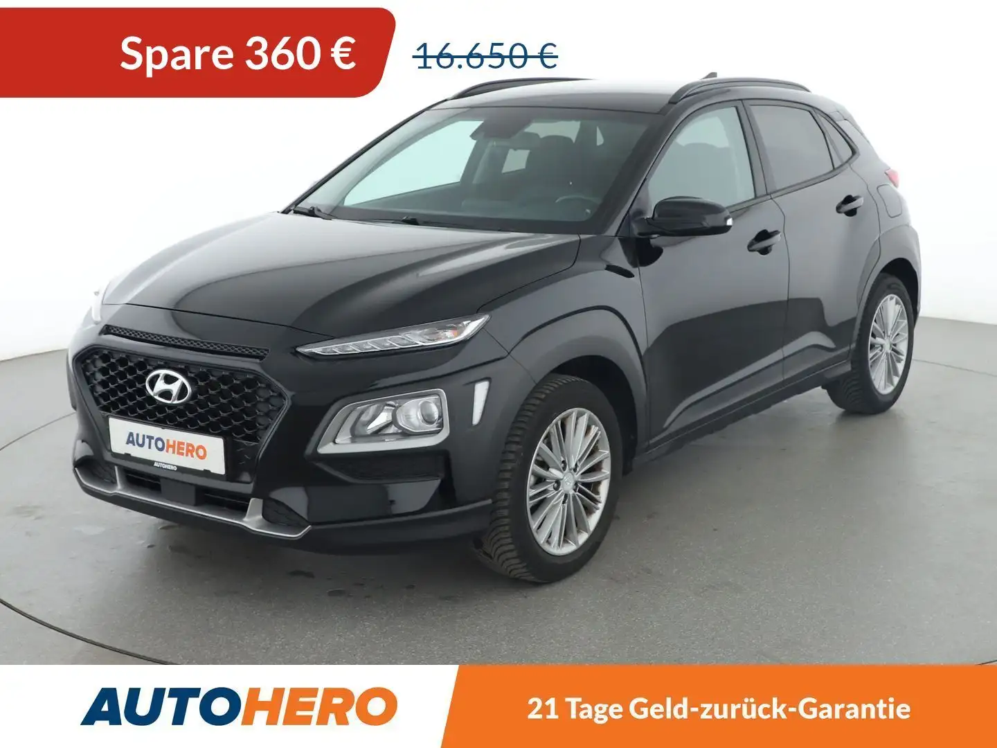 Hyundai KONA 1.0 TGDI YES! 2WD*NAVI*TEMPO*CAM*PDC*SHZ*KLIMA* Schwarz - 1