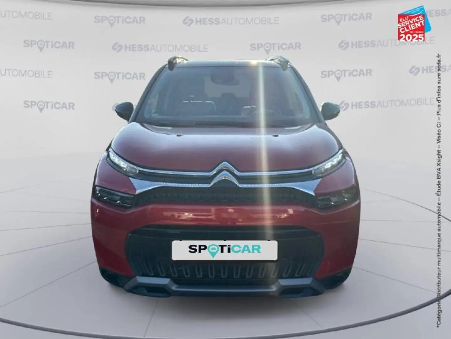 Citroen C3 Aircross BlueHDi 110ch S/S Shine Pack GPS Camera Carplay Rouge - 2