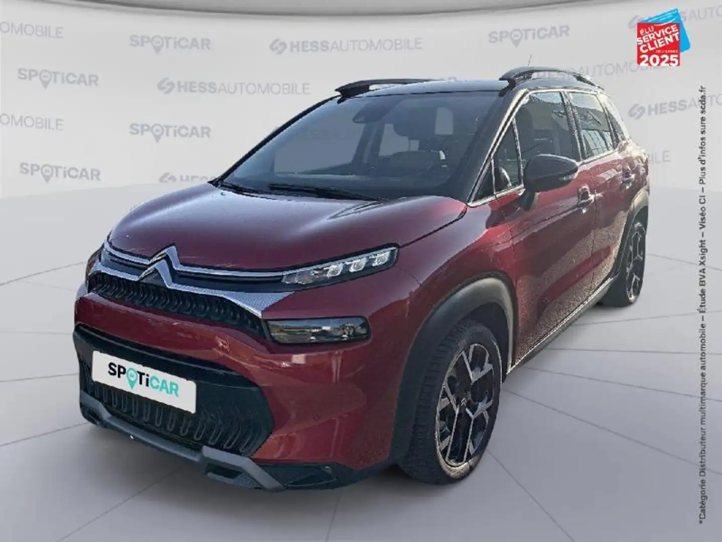 Citroen C3 Aircross BlueHDi 110ch S/S Shine Pack GPS Camera Carplay Rouge - 1
