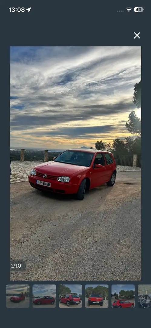 Volkswagen Golf Golf 1.6 Conceptline 100 Conceptline Rojo - 1