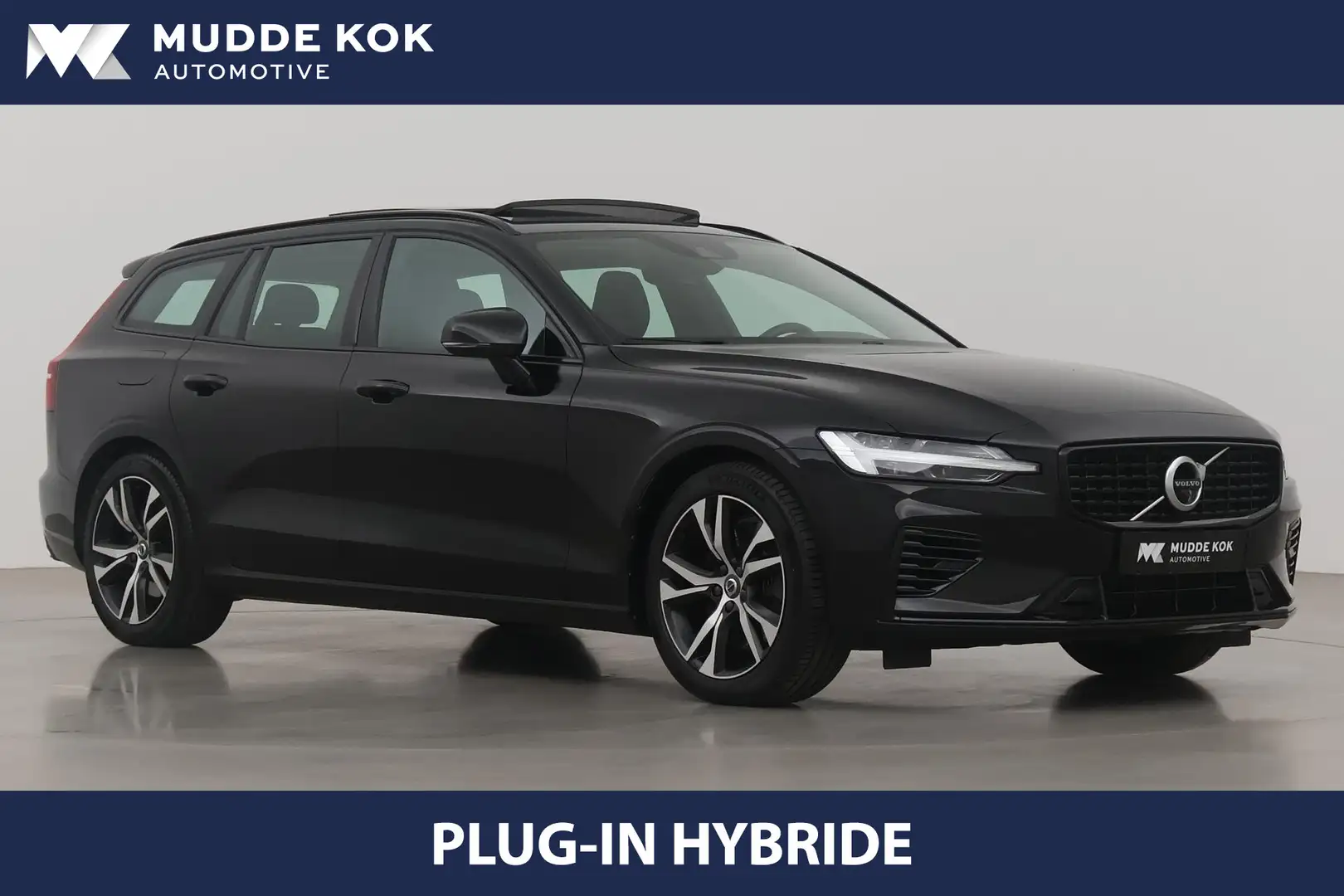 Volvo V60 T6 Recharge AWD R-Design Expression | ACC | Panora Zwart - 1