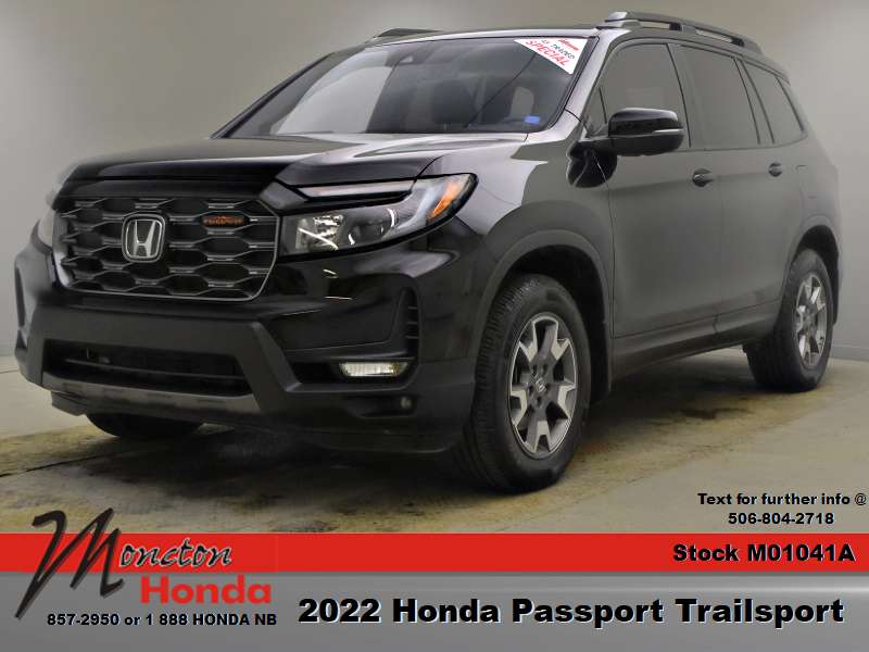Black 2022 Honda Passport SUV / Crossover All-Wheel Drive Automatic