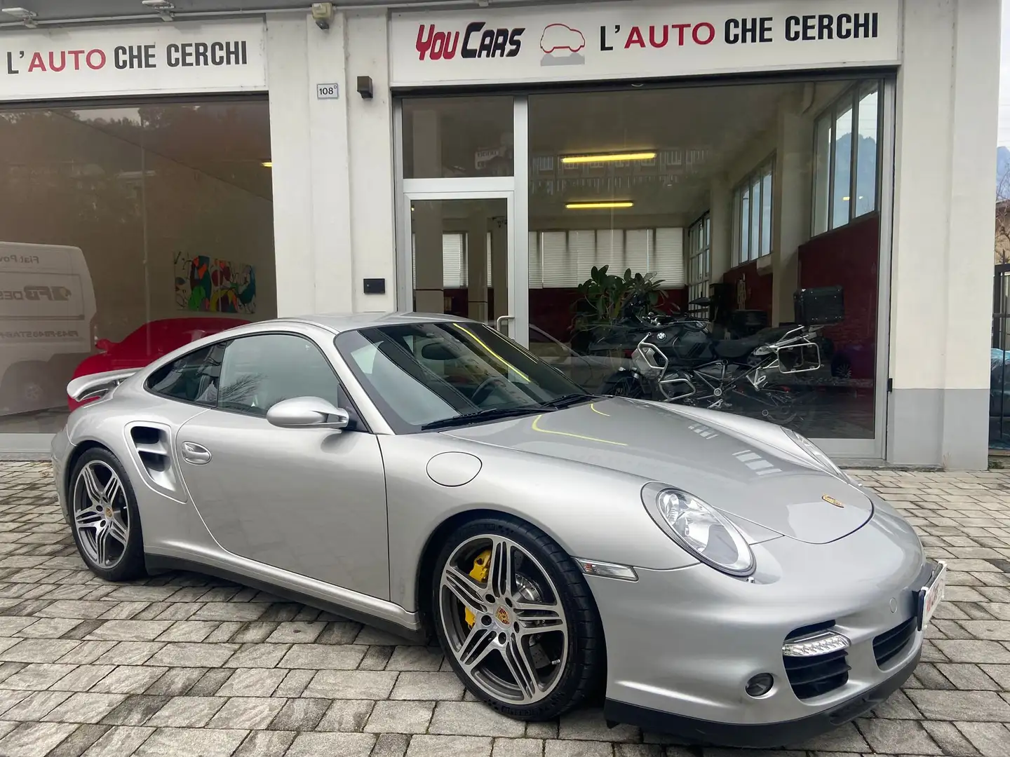 Porsche 911 997 Coupe 3.6 Turbo CARBOCERAMICI-TETTO DA VEDERE Argento - 1