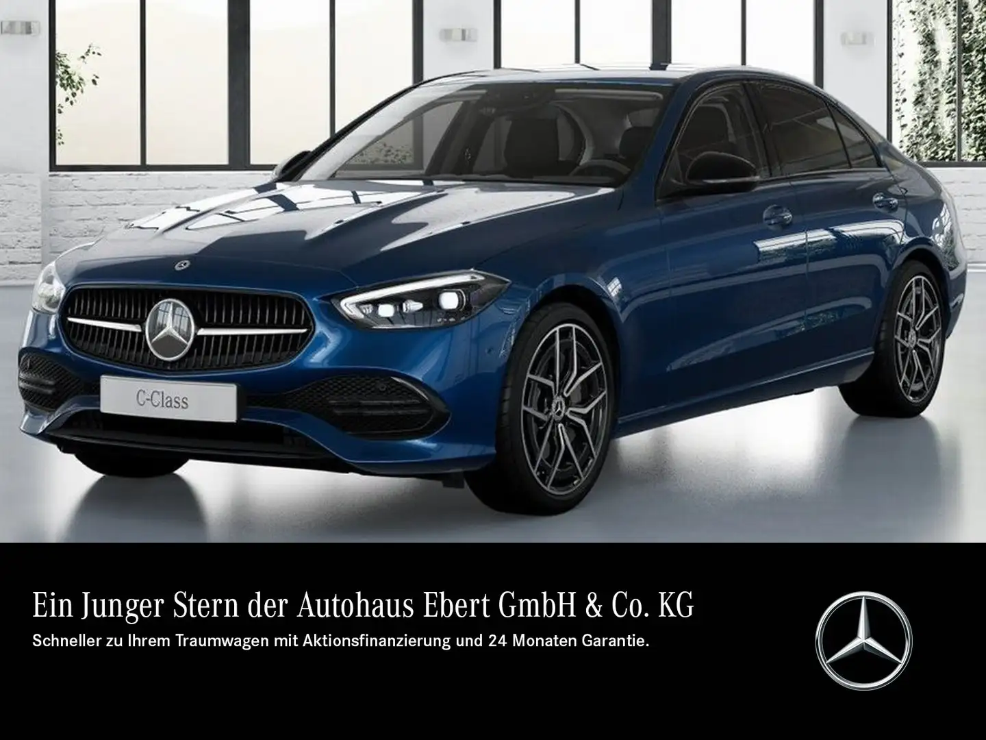 Mercedes-Benz C 300 C300d DISTRO Massage 19"AMG Memo HAL Standhz HUD Azul - 1