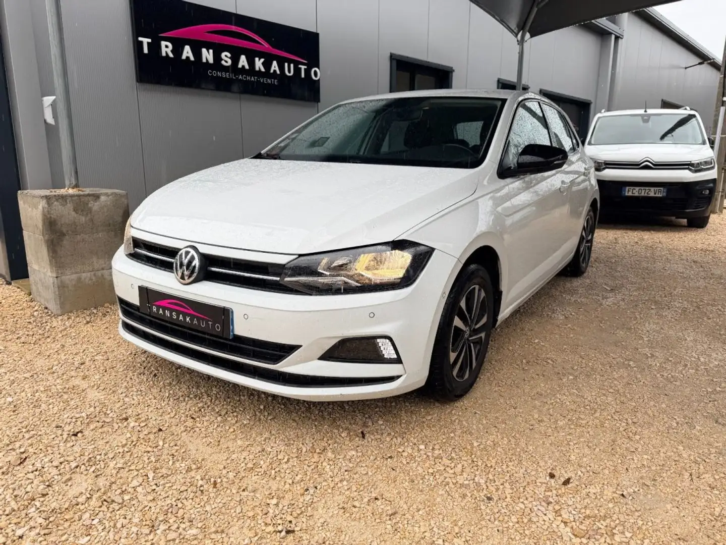 Volkswagen Polo 1.0 80 SS BVM5 IQ.DRIVE/ Radars AV et AR/ CARPLAY Blanc - 1