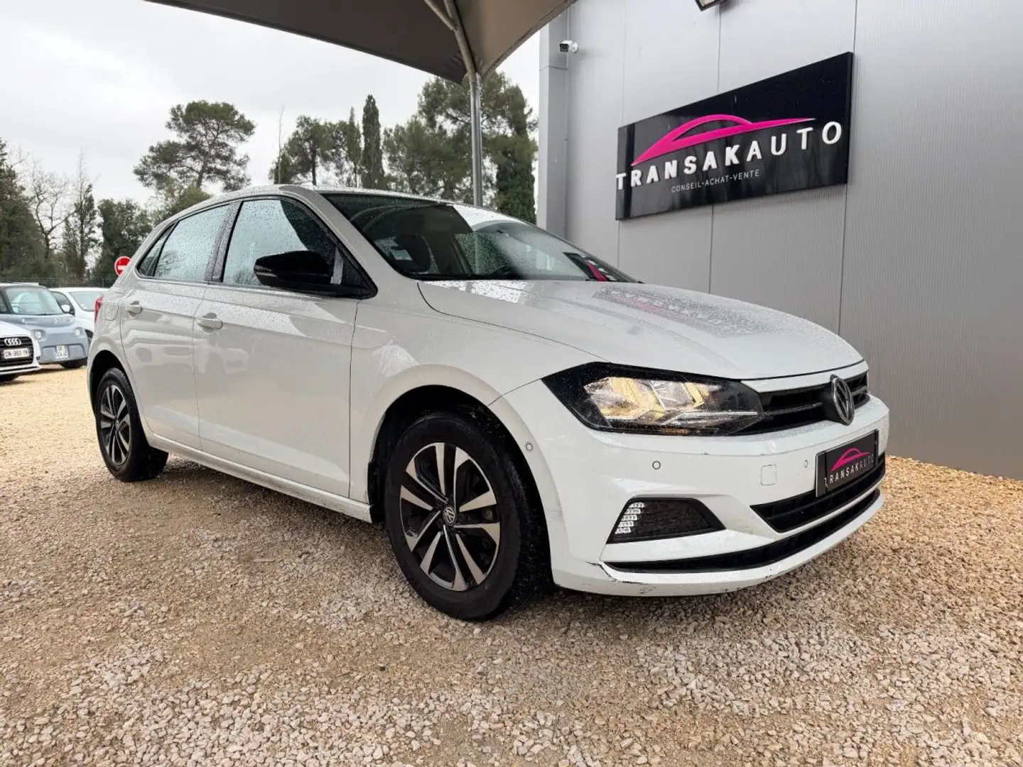 Volkswagen Polo 1.0 80 SS BVM5 IQ.DRIVE/ Radars AV et AR/ CARPLAY Blanc - 2