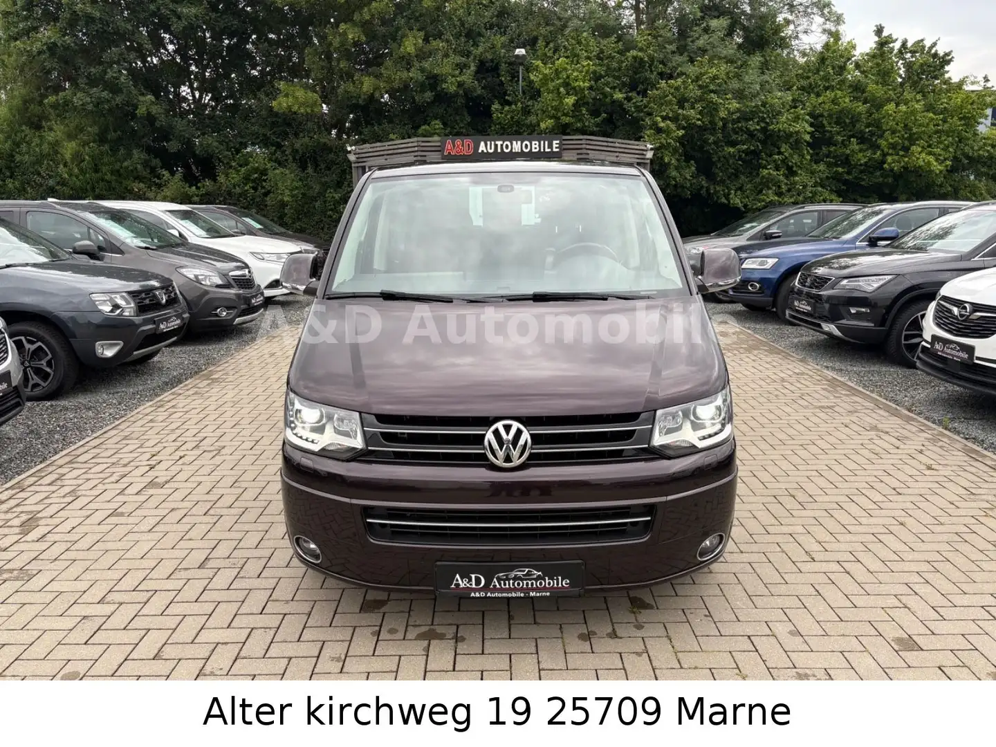 Volkswagen T5 Transporter T5 Multivan Cup AHK LED STAND.HZ KLIMA DSG SHZ Schwarz - 2