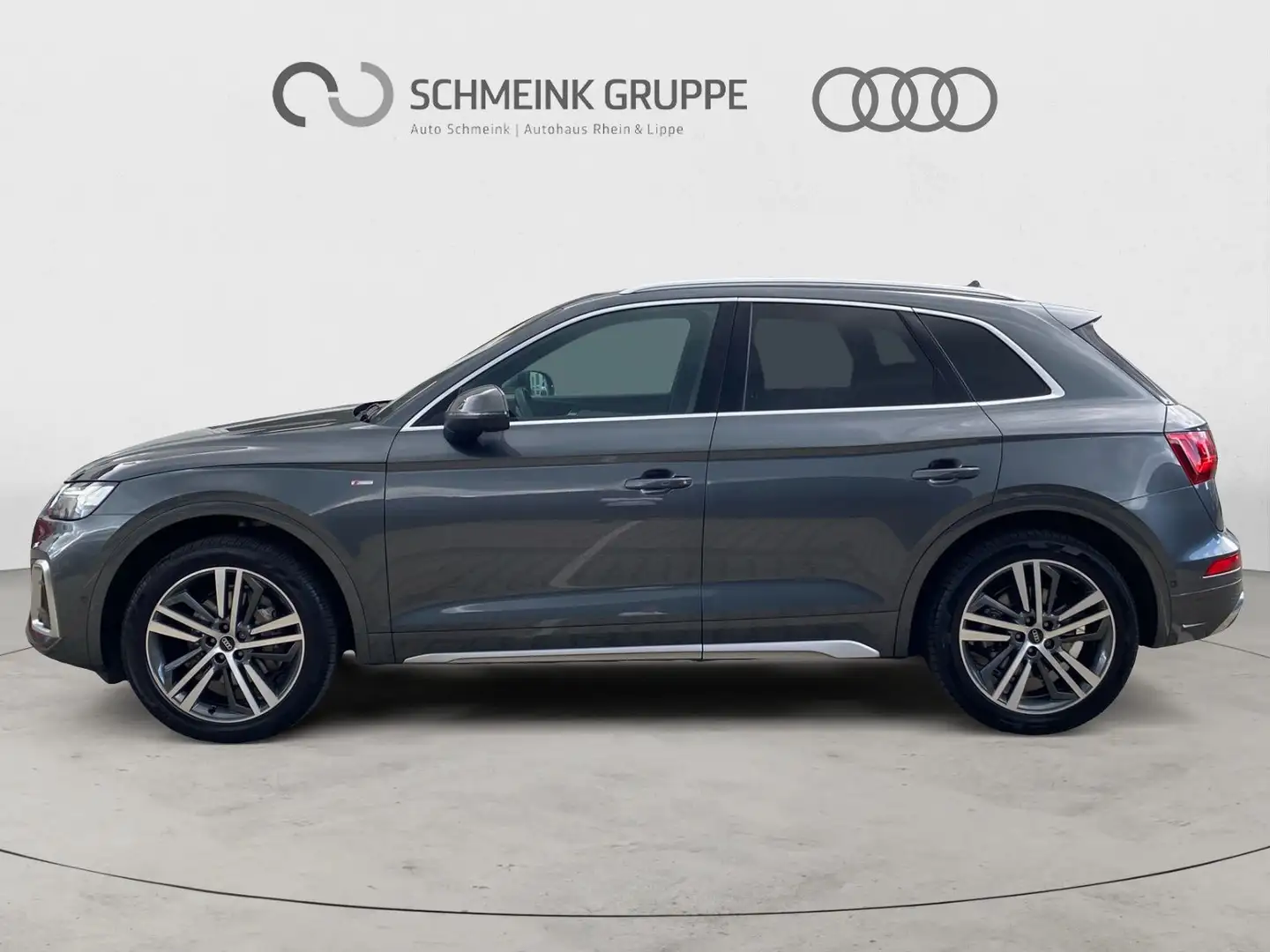 Audi Q5 40 TDI S line quattro Stronic Pano Matrix AHK Grau - 2