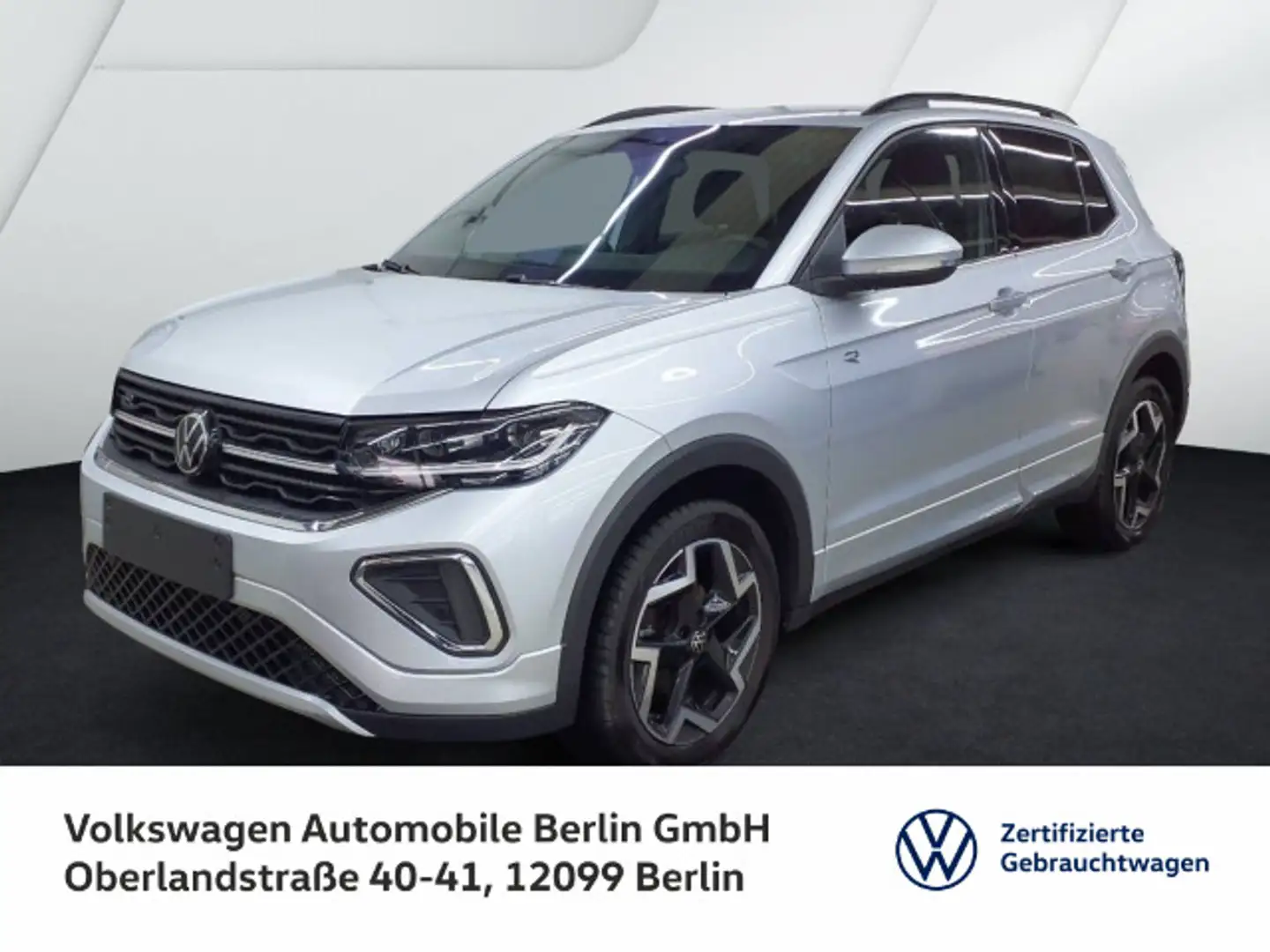 Volkswagen T-Cross 1.5TSI DSG R-Line NAVI AHK LED KAMERA Silber - 1