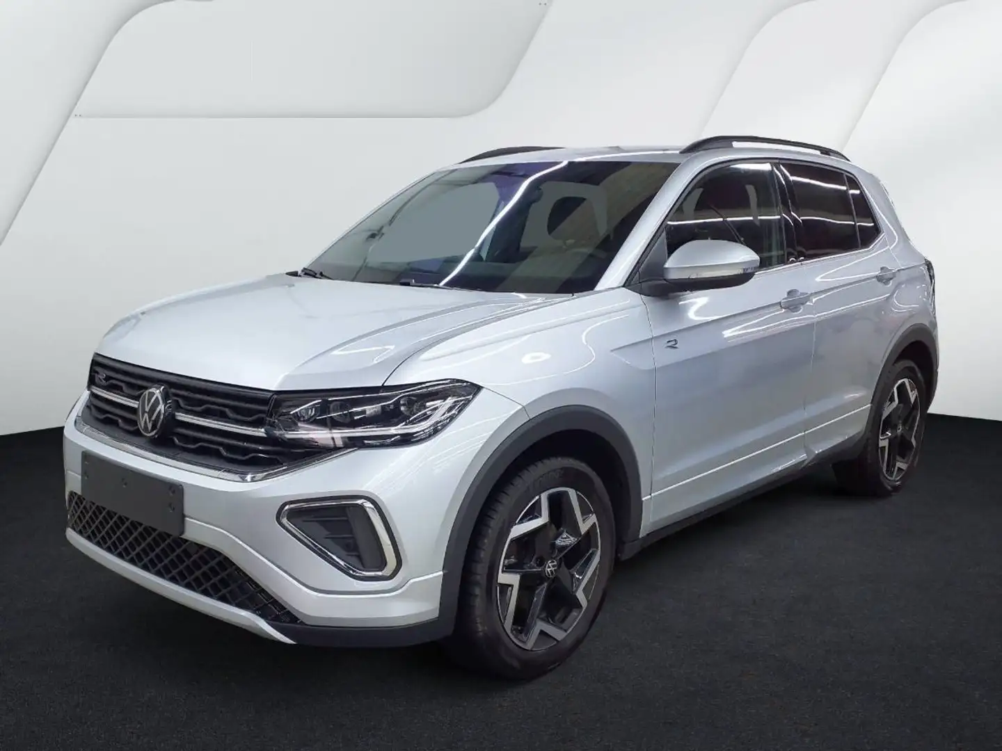 Volkswagen T-Cross 1.5TSI DSG R-Line NAVI AHK LED KAMERA Silber - 2