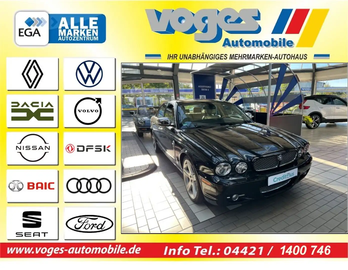 Jaguar XJ XJ6 2.7 Twin Turbo Diesel  (LWB) Sovereign Last Ed Schwarz - 1