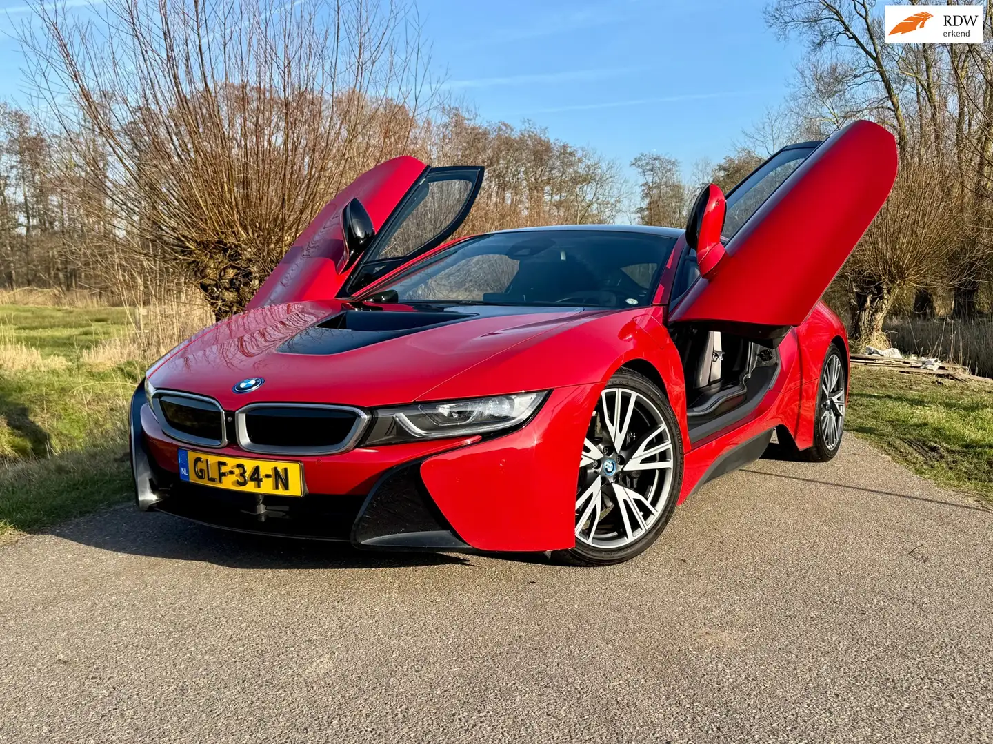 BMW i8 1.5 Protonic Red Edition / Hybrid / 334 PK / Camer Rojo - 1