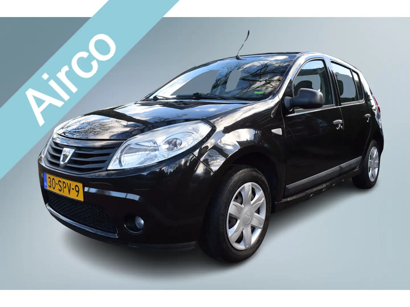 Dacia Sandero 1.2 Aniversare Airco Zwart - 1