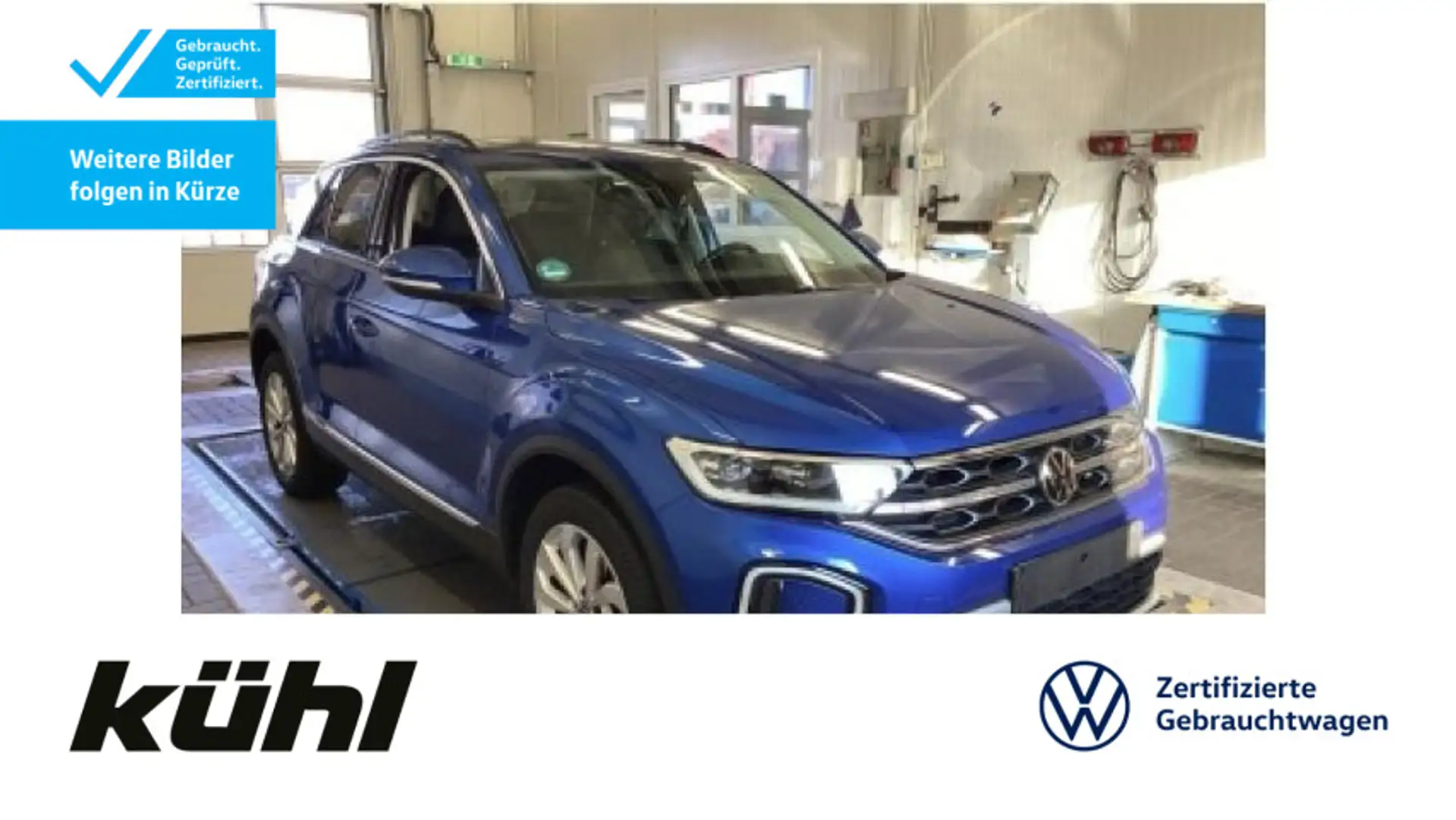 Volkswagen T-Roc 1.5 TSI DSG Style ACC/AHK/Pano/Kamera/Navi Blau - 1