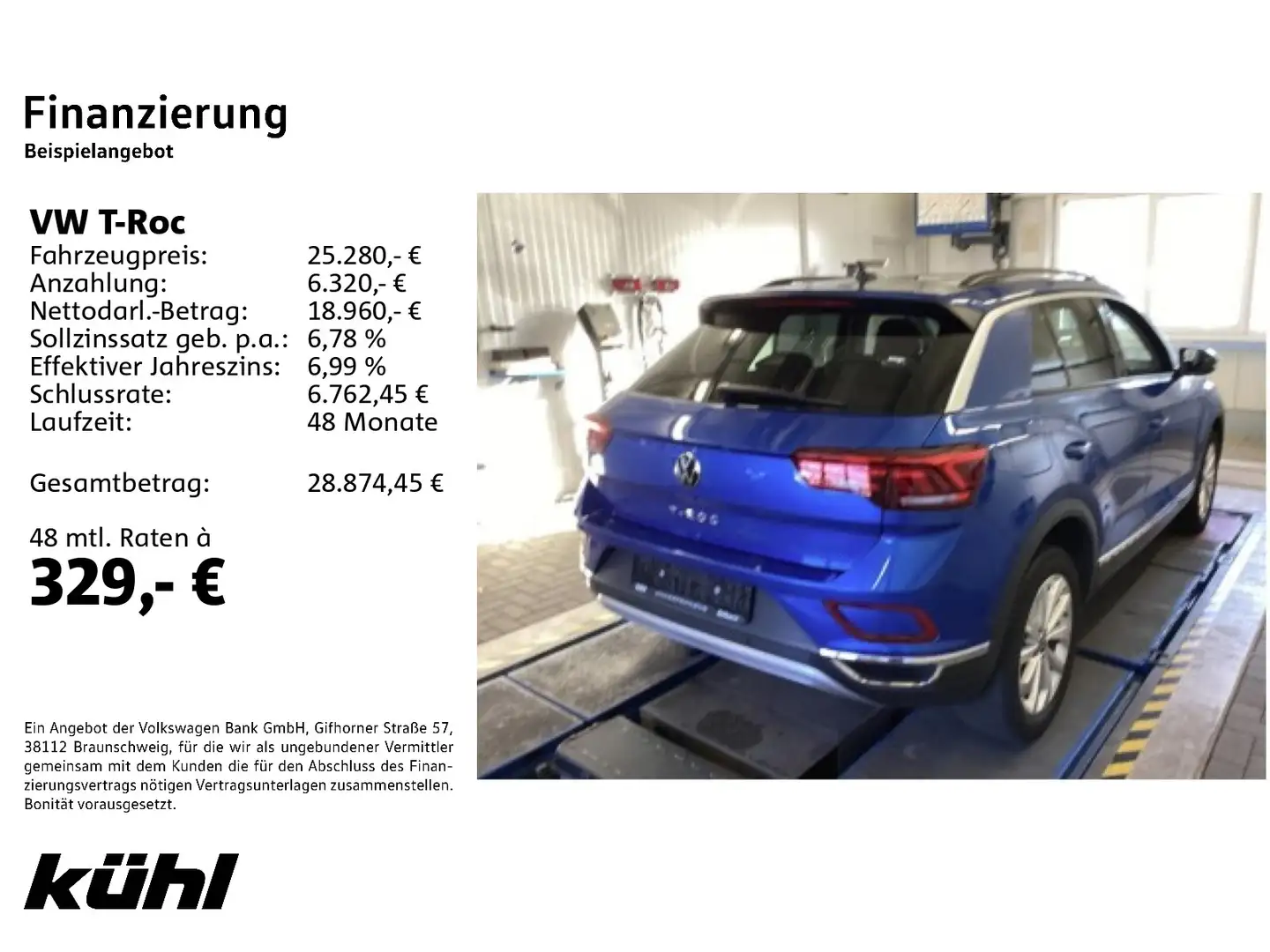 Volkswagen T-Roc 1.5 TSI DSG Style ACC/AHK/Pano/Kamera/Navi Blau - 2