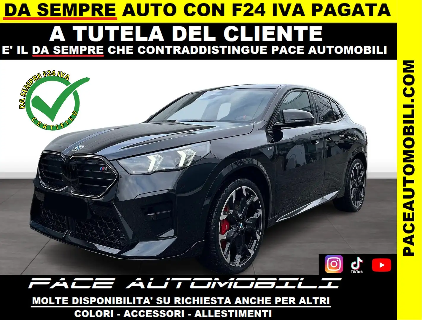 BMW X2 M 35i XDRIVE BLACK PACK H/K HUD KAMERA 360 LASER 21" Nero - 1