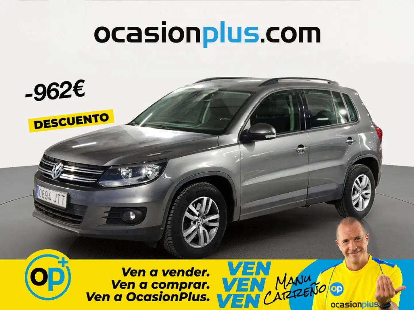 Volkswagen Tiguan 1.4TSI Advance BMT 4x2 Gris - 1