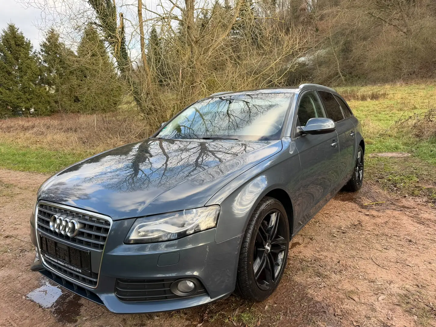 Audi A4 A4 Avant 2.0 TFSI - Tüv-Asu NEU 01-2028 - XENON Gris - 2