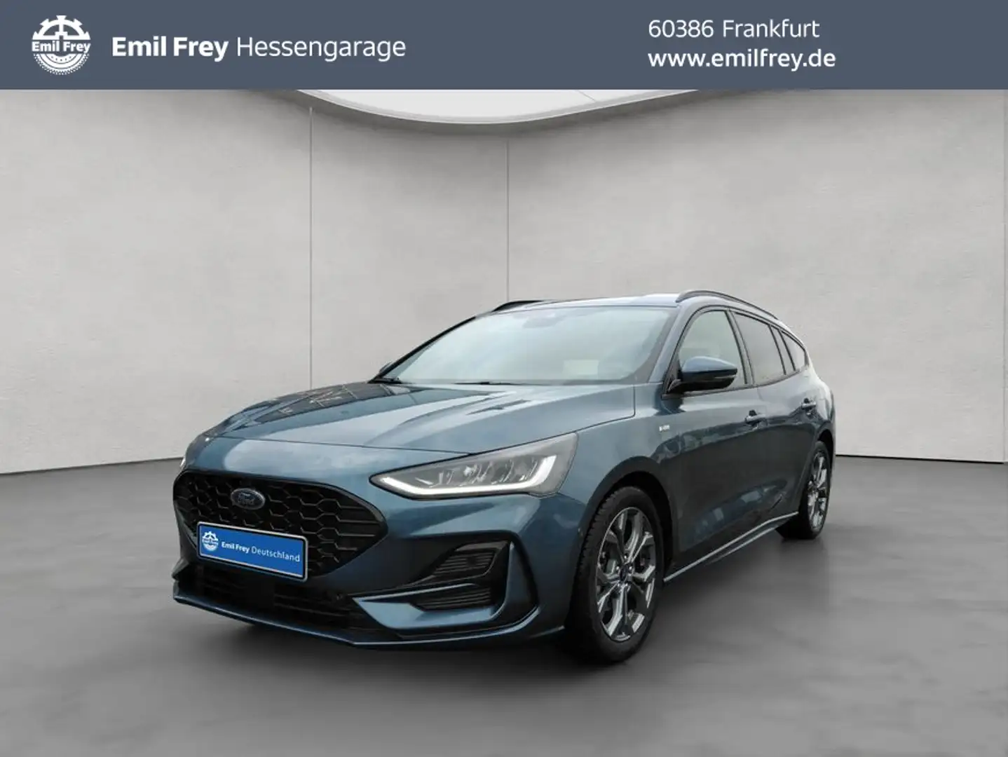 Ford Focus Turnier 1.0 EcoBoost Hybrid ST-LINE X Blau - 1