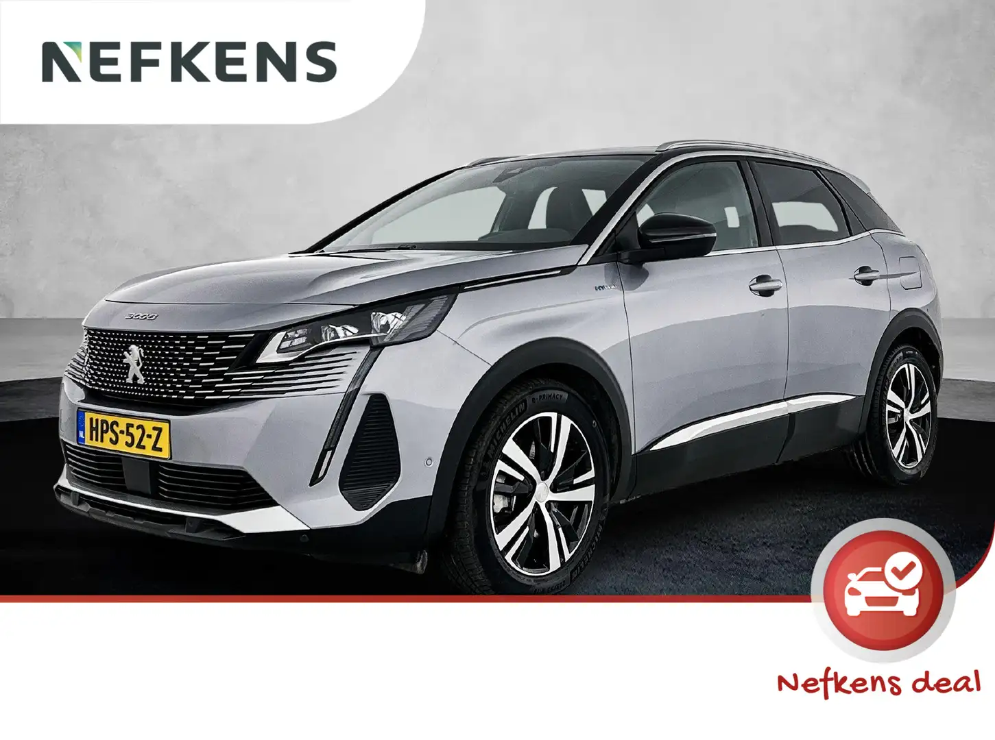 Peugeot 3008 SUV 1.6 225 pk HYbrid GT | Accu 99% | Glazen dak | Grijs - 1