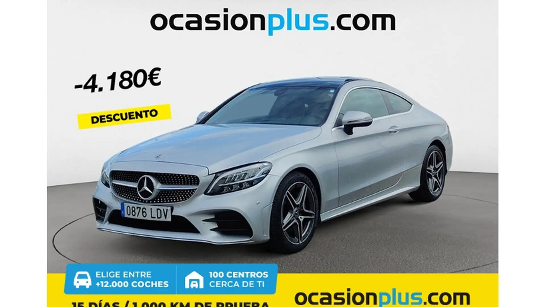 Mercedes-Benz C 220 Coupé 220d 9G-Tronic Plateado - 1