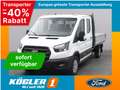 Ford Transit Pritsche Doka 350 L3 Trend HA -29%* Blanc - thumbnail 1