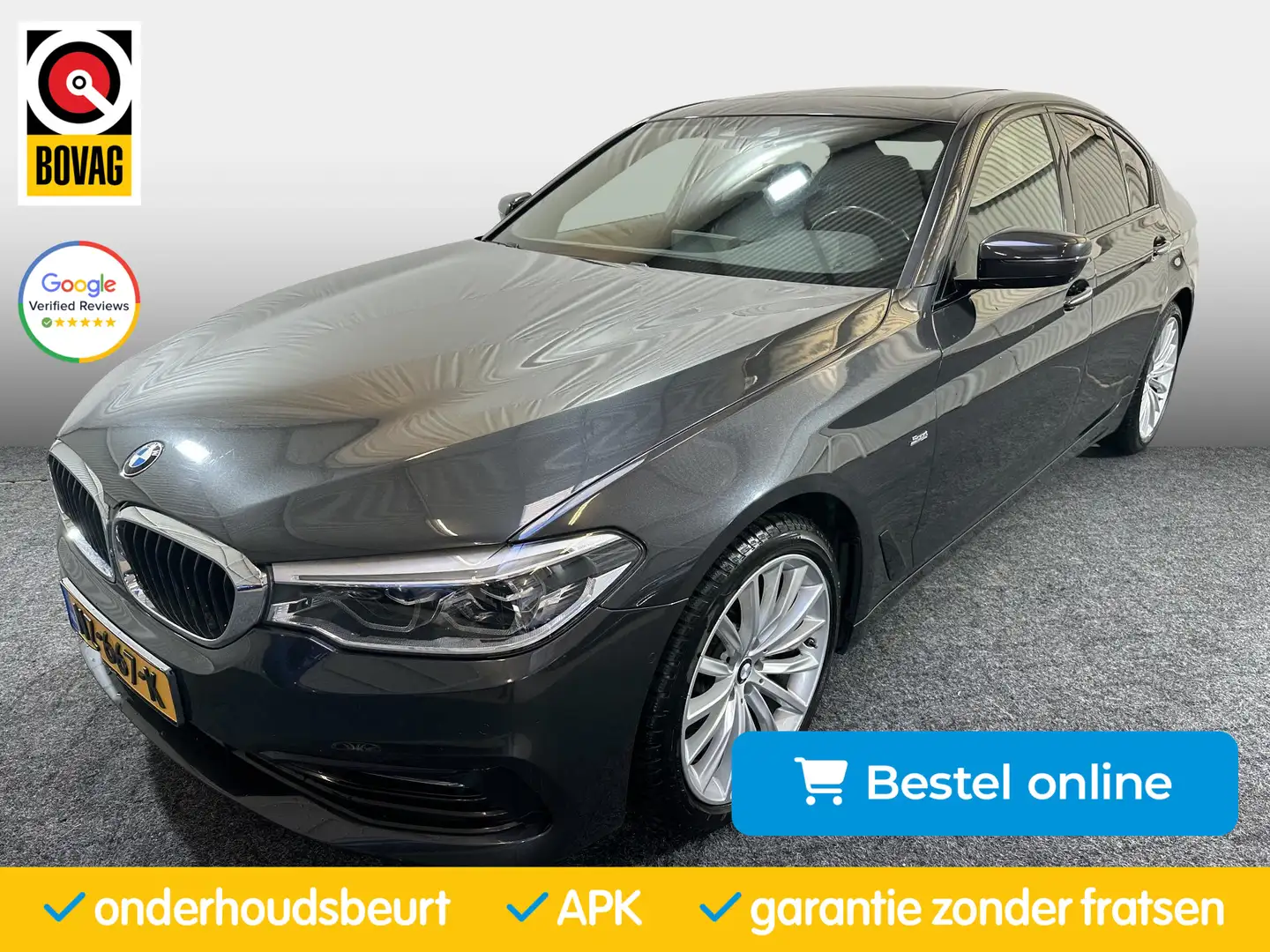 BMW 520 5-serie 520d High Executive Sportline Grijs - 1