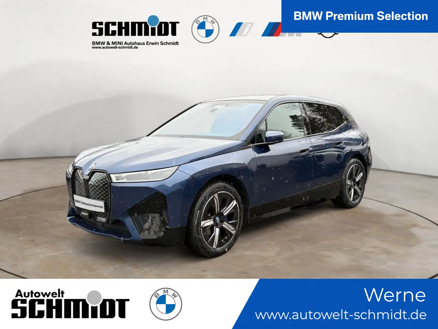 BMW iX xDrive50 Edition Sport + 2Jahre-BPS.-GARANTIE Bleu - 1