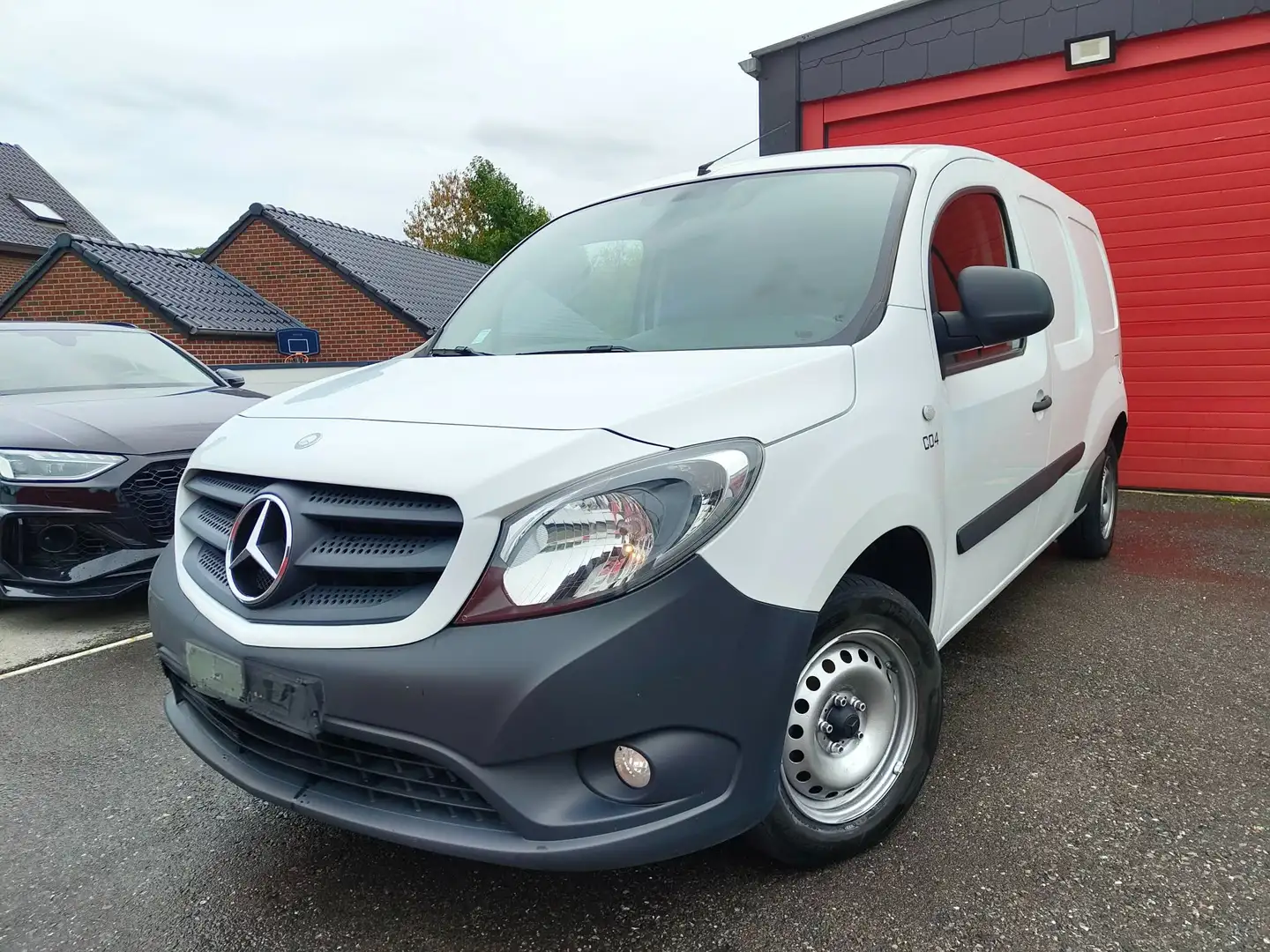 Mercedes-Benz Citan CDI EXTRA-LONG L3*TVA*PORTE LATERAL*CLIM*ETAGERE* Blanc - 1