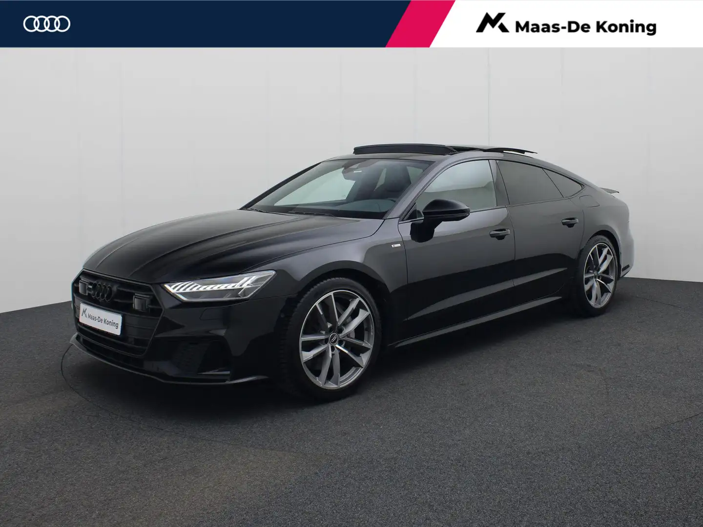 Audi A7 Sportback 50 TFSIe 220kW/299PK quattro S Line · Pa Zwart - 1