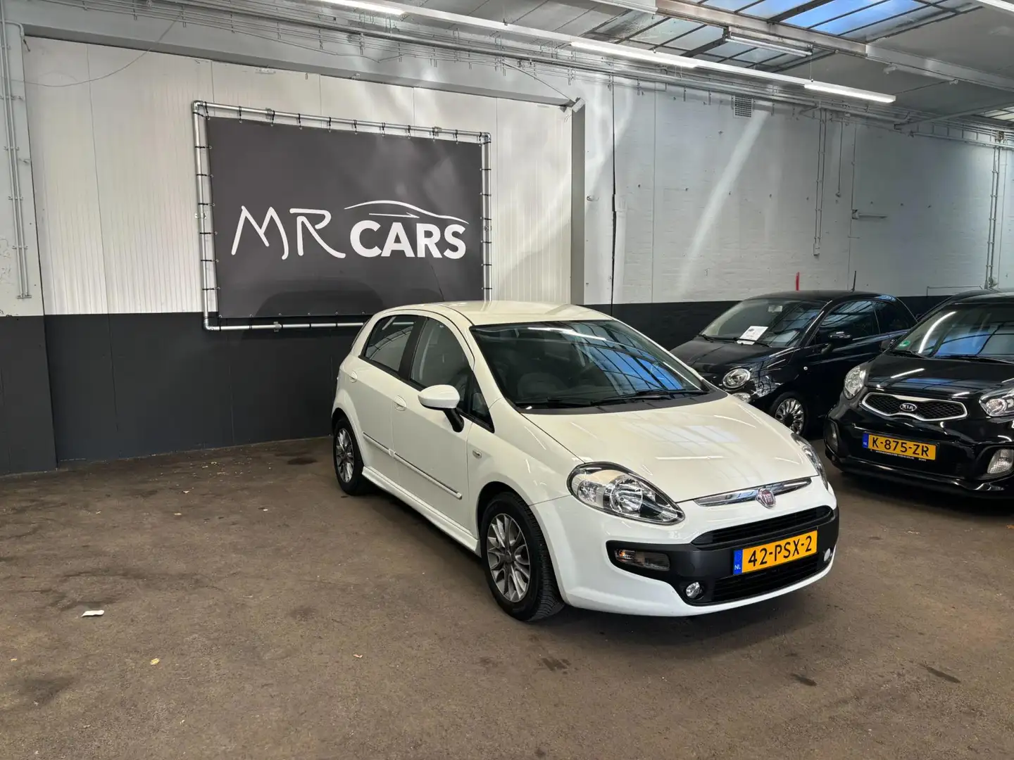 Fiat Punto Evo 1.3 M-Jet Dynamic airco Weiß - 2