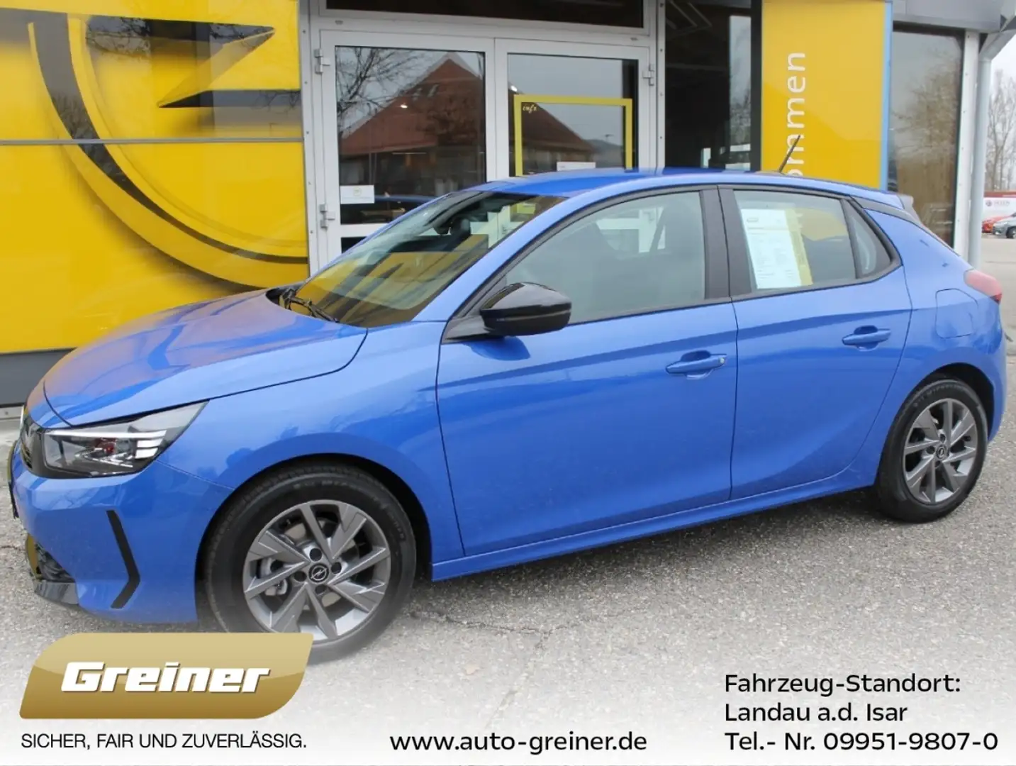 Opel Corsa 1.2 Turbo SHZ|LRHZ|PDC|LED|USB|ALU| Blauw - 1