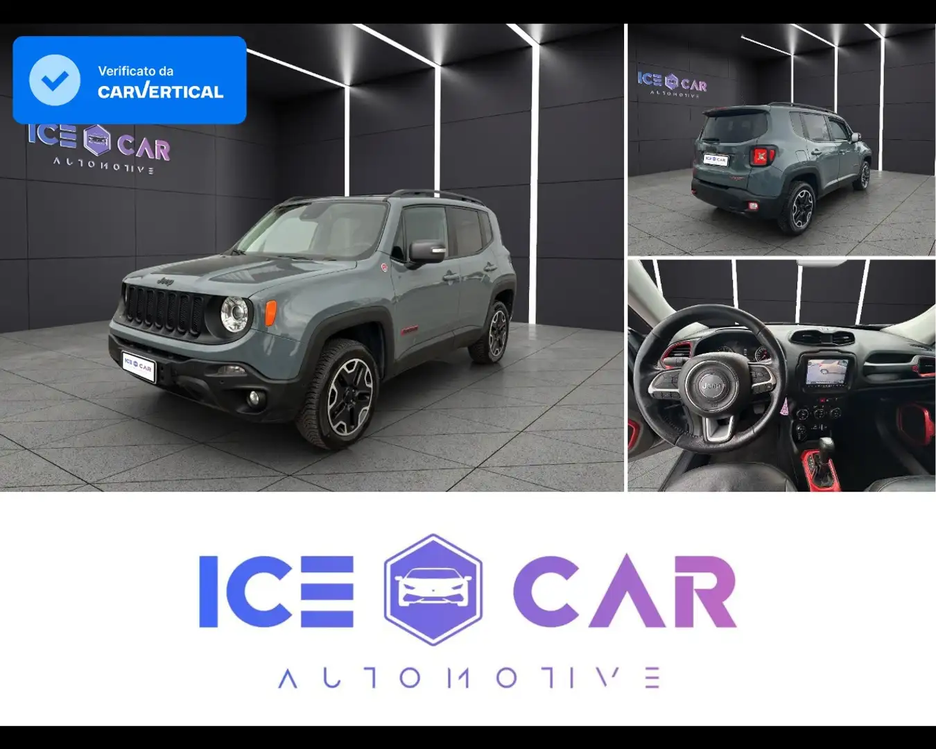 Jeep Renegade - Renegade 2.0 Mjt 170CV 4WD Active Drive Low Trai Gris - 1