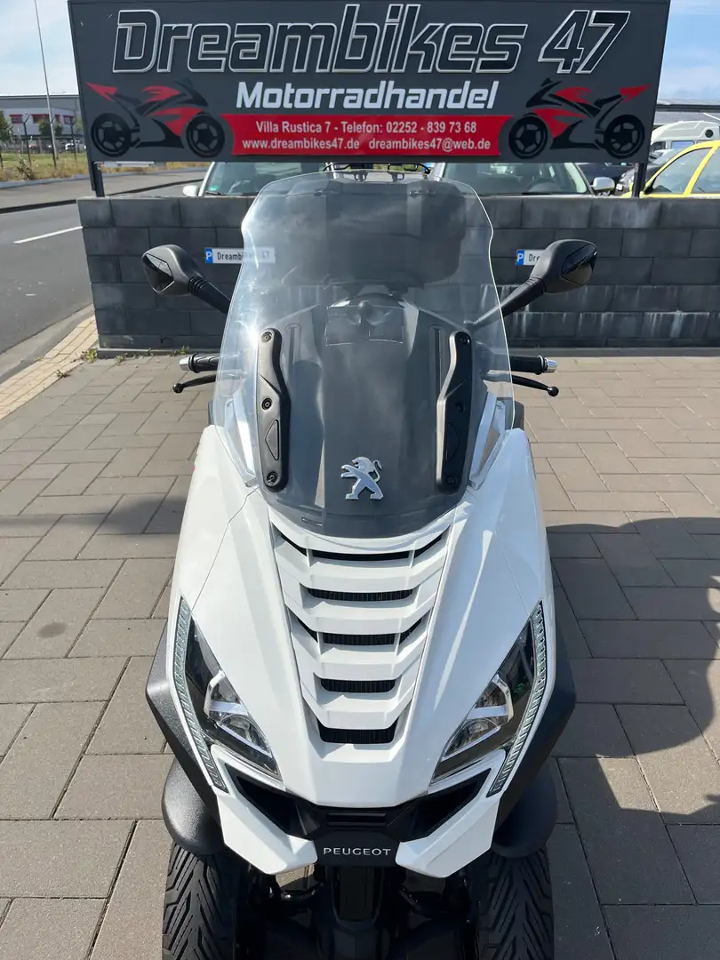 Peugeot Metropolis 1.HAND**4500KM**SHAD TOPCASE 58L** Wit - 2