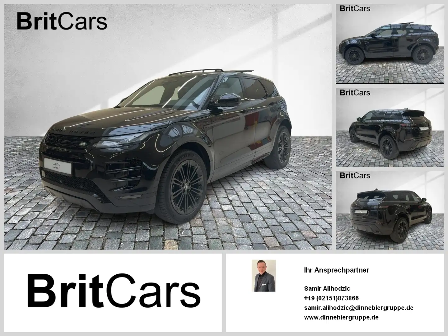 Land Rover Range Rover Evoque P270e Dynamic SE 1.5 Plug-in Hybrid Zwart - 1