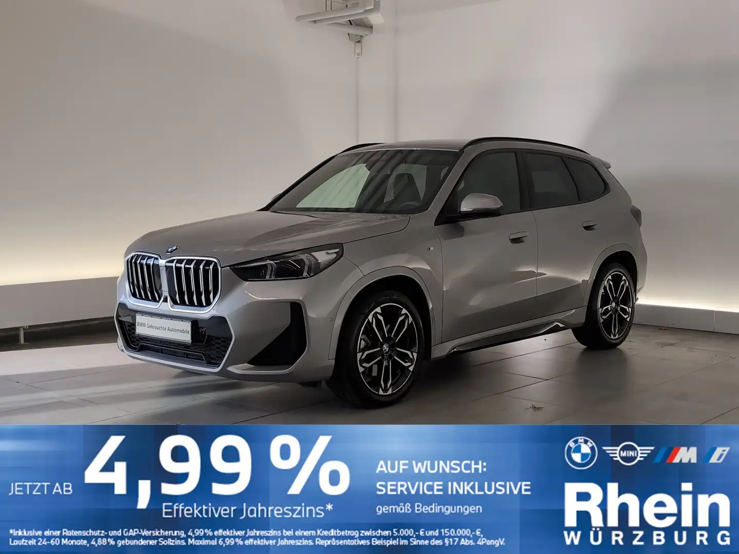 BMW X1 sDrive20i M Sportpaket HUD/AHK/DAB HUD/AHK/DAB Silber - 1