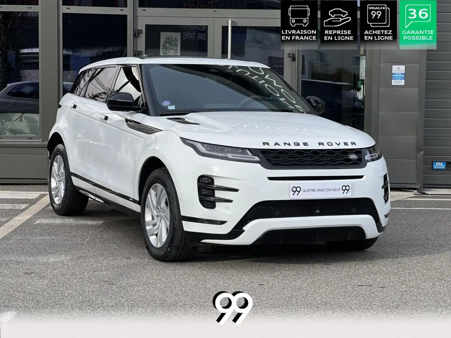 Land Rover Range Rover EVOQUE 1.5 P300e - BVA R-Dynamic S PHASE 1 Blanc - 2
