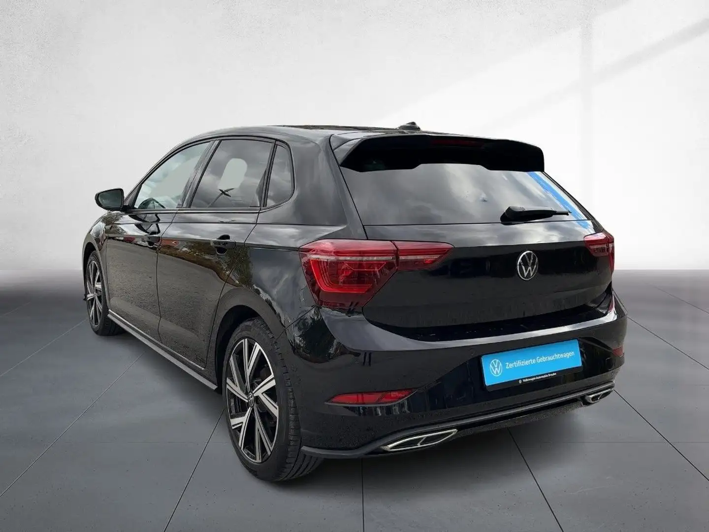 Volkswagen Polo R-Line 1.0 TSI DSG IQ.LIGHT BEATS KAM APP Schwarz - 2