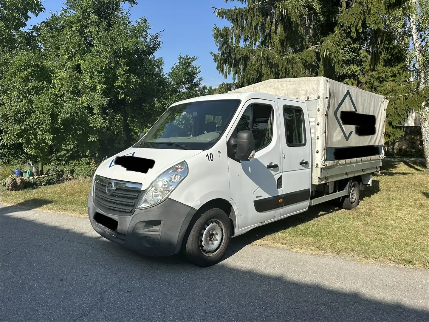 Opel Movano PRITSCHE PLANE DOPPELT KABINE 2,3 CDTI 3,5t Weiß - 1