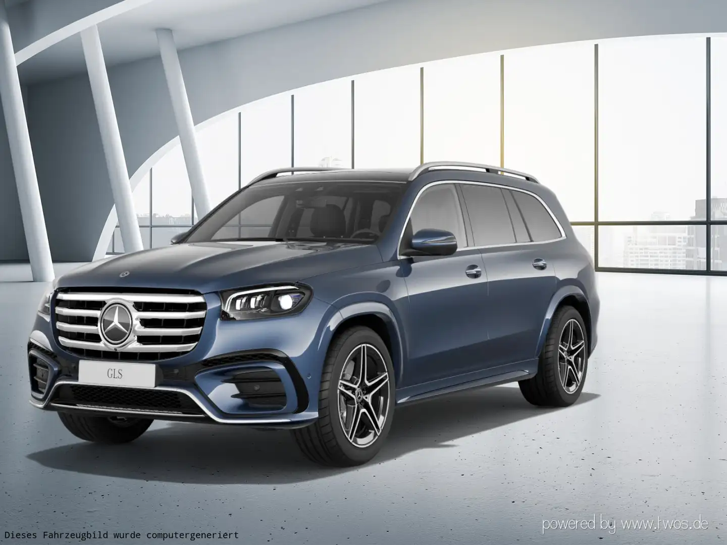 Mercedes-Benz GLS 450 GLS 450 4M AMG Line//Pano.-Dach/Distronic/Kamera Blau - 2