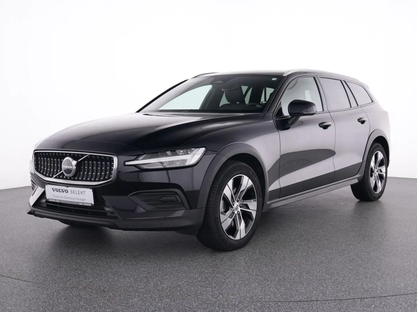 Volvo V60 Cross Country Plus B4 AWD +HARMAN KARD+TEILLEDER+ Schwarz - 2